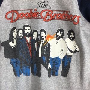 VTG 1980 Doobie Brothers Band Tour Shirt women's M